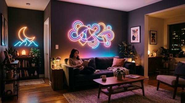 Transformez votre intérieur avec des néons décoratifs uniques